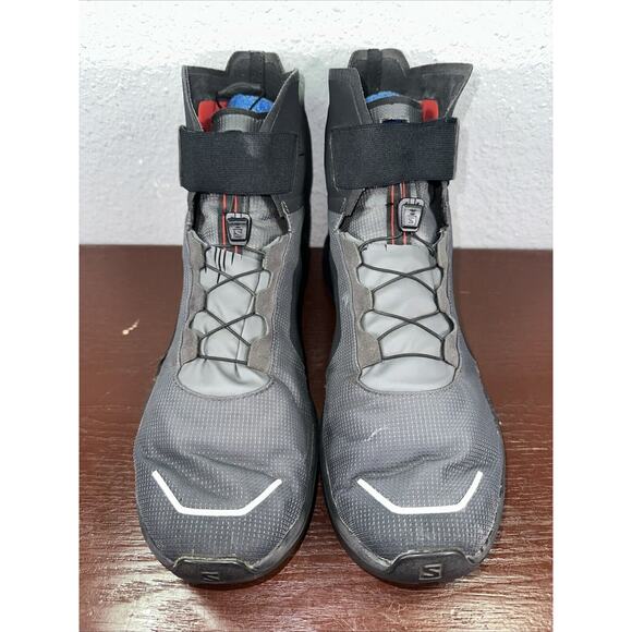 Salomon T Max WR Men\'s Hiking Boots | Black/Grey | Size 13 | 407343 | EUC main image 7
